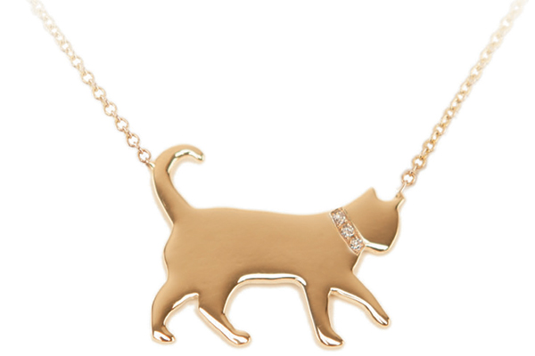 Carrier Cramer cat necklace.
